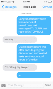 TCPA Automated Robo Message